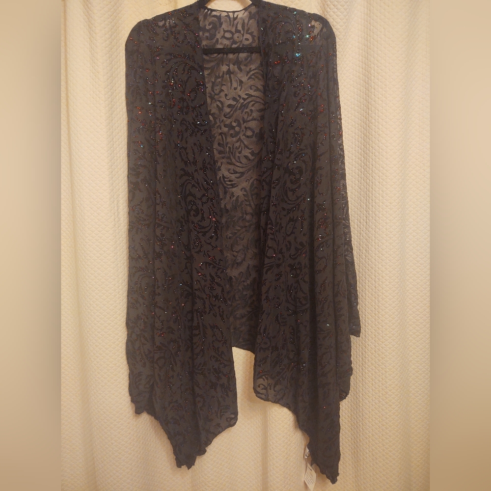 NWT Sparkle Poncho by RSVP